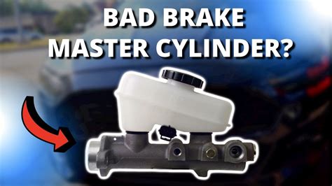 5 Symptoms of a Bad Brake Master Cylinder